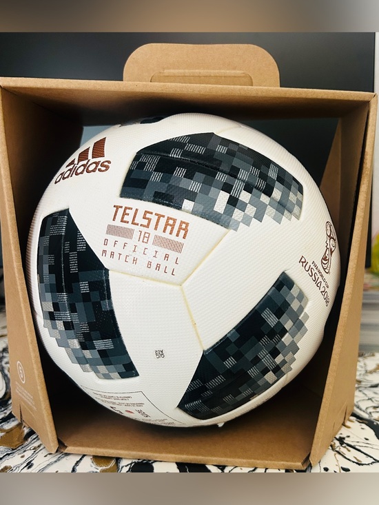 adidas Other - adidas Telstar 18 Soccer Ball - White & Black with Copper Accents